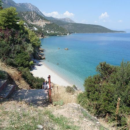 Studio In Villa In Kalloni Direkt Am Meer Buitenkant foto